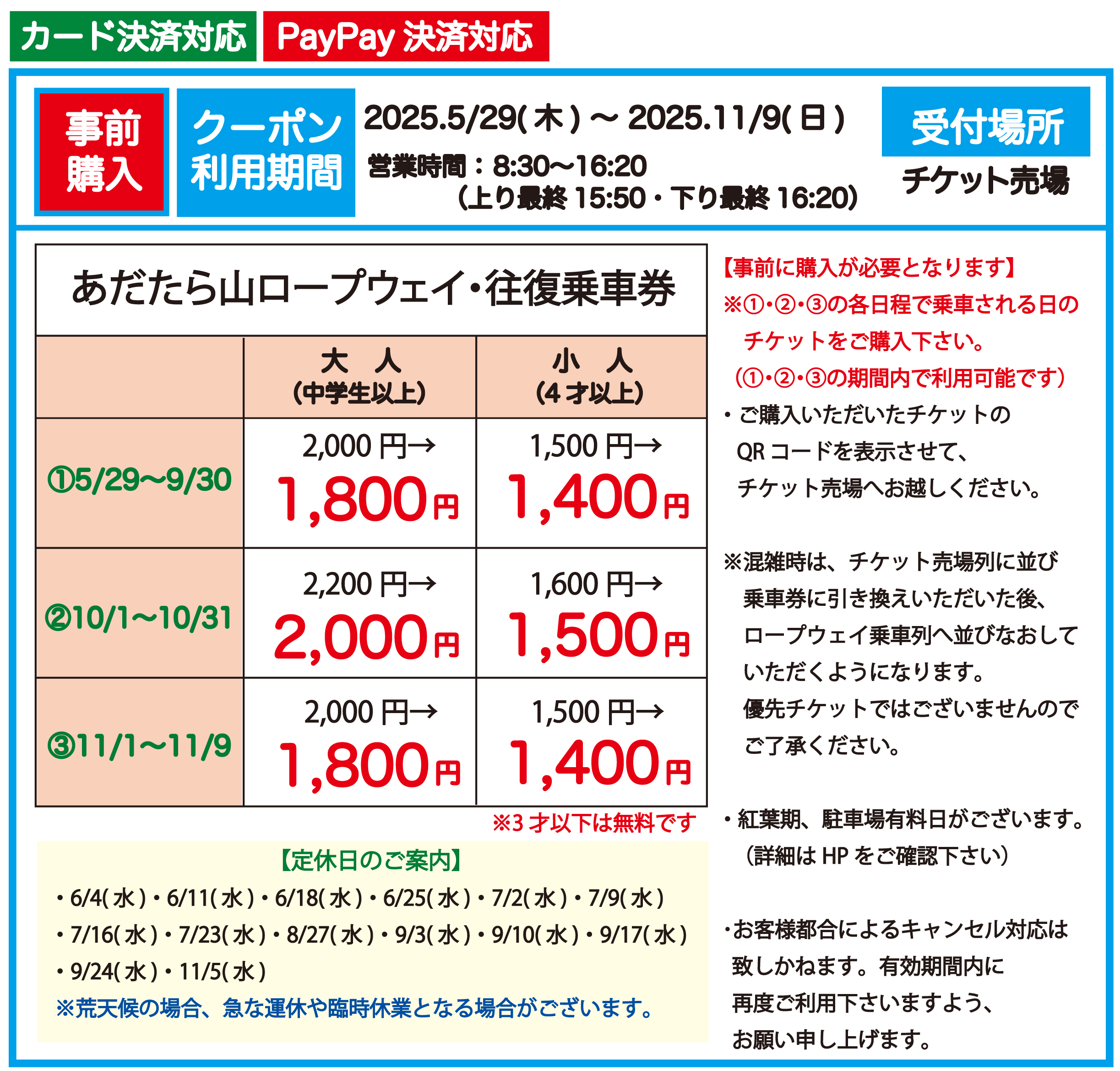 紙チケット