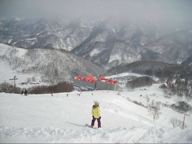 上々非圧雪エリアがこんなところに