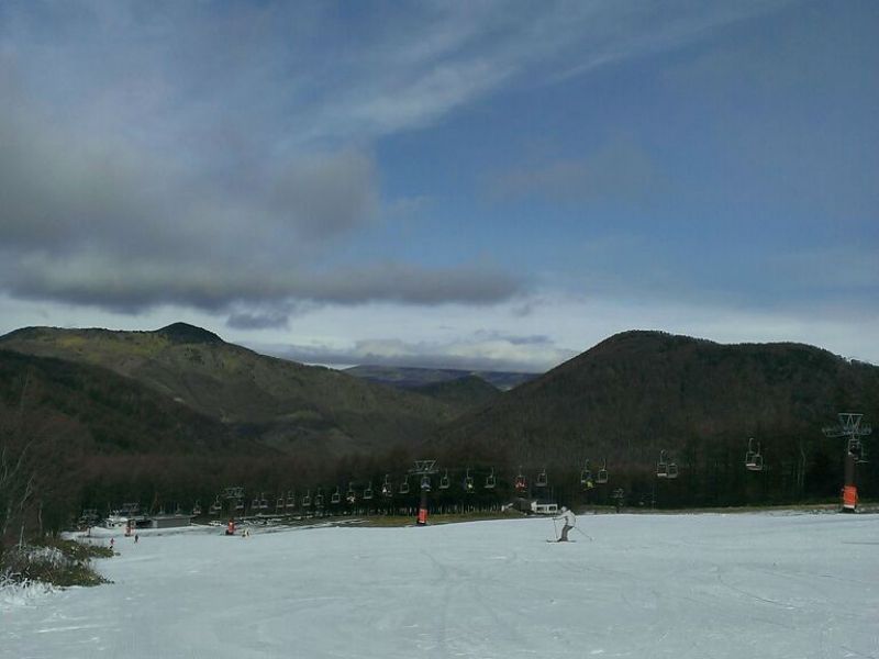 雪不足だが、まずまず・・