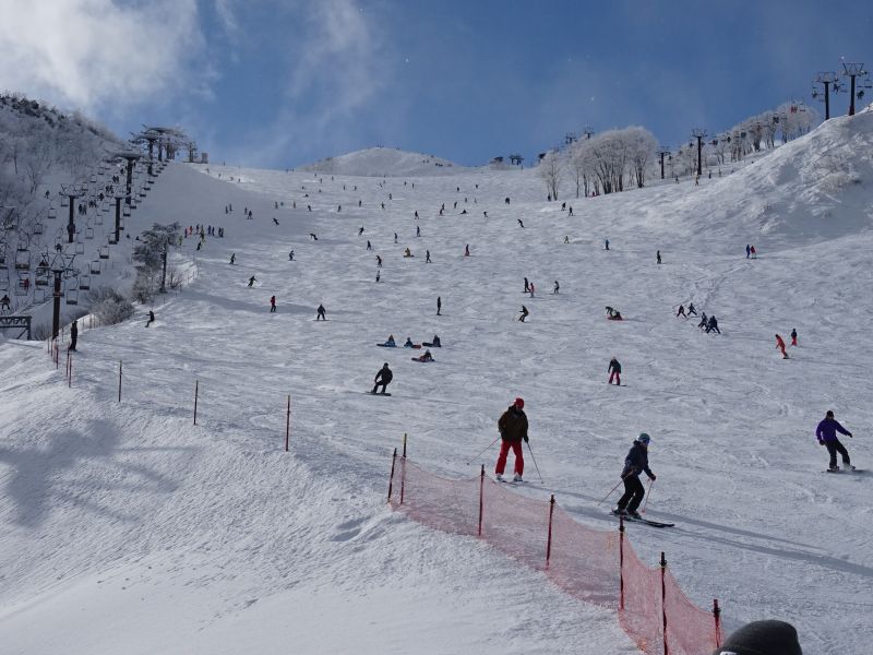 気持ちのいい斜面