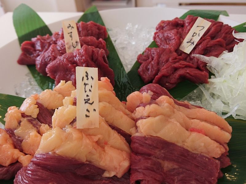 とっても美味しい馬刺しでした