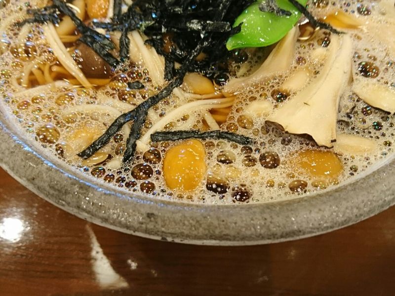 草津の絶品きのこ蕎麦
