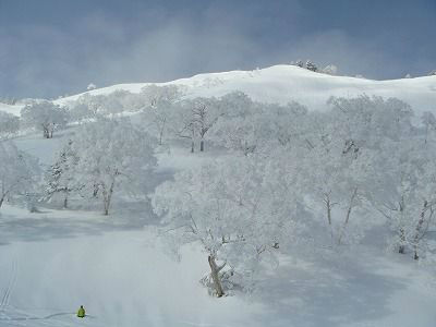 積雪豊富です。